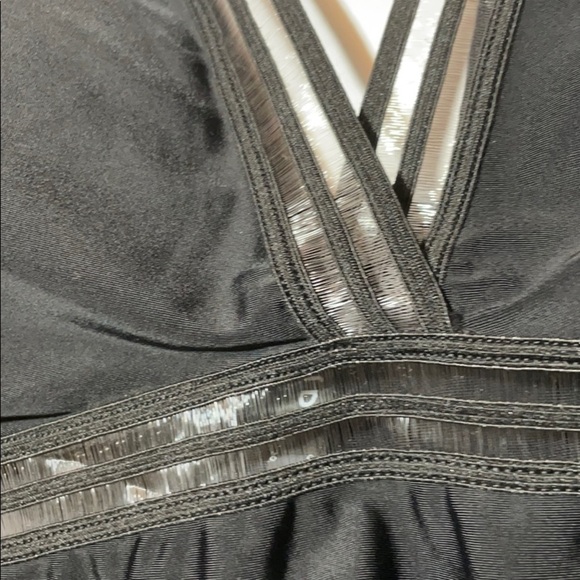 Torrid SHADOW STRIPE INSET WIRELESS SWIMSUIT - Picture 10 of 13